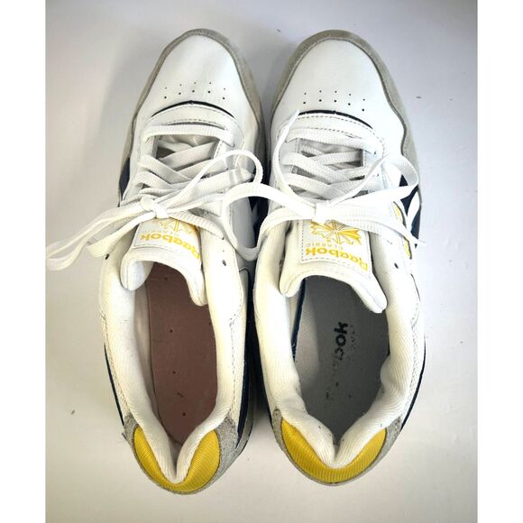 Reebok CL Harman Run LTCL Reebok White/Grey/Yellow Size 9.5 - Picture 6 of 7